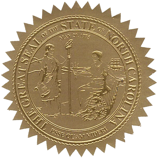 State Seals Metallic Gold - Hey Congrats!