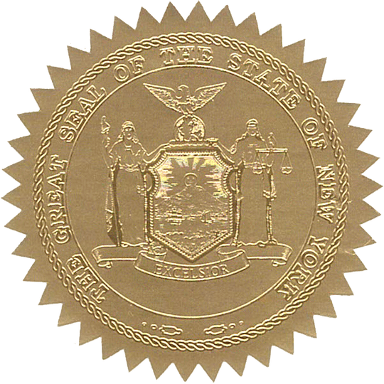 State Seals Metallic Gold - Hey Congrats!