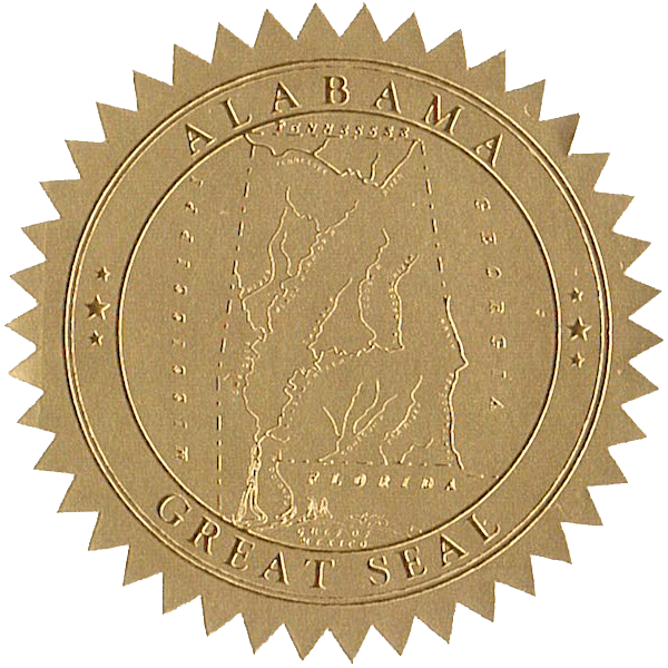 State Seals Metallic Gold - Hey Congrats!