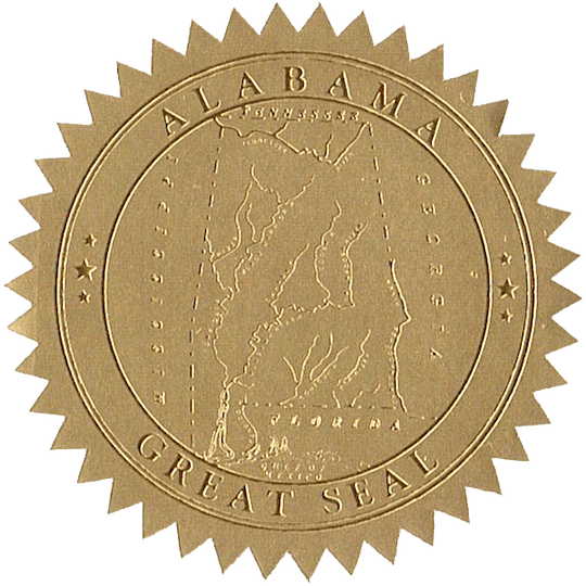 State Seals Metallic Gold - Hey Congrats!