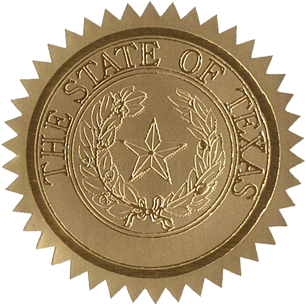 State Seals Metallic Gold - Hey Congrats!