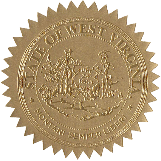 State Seals Metallic Gold - Hey Congrats!