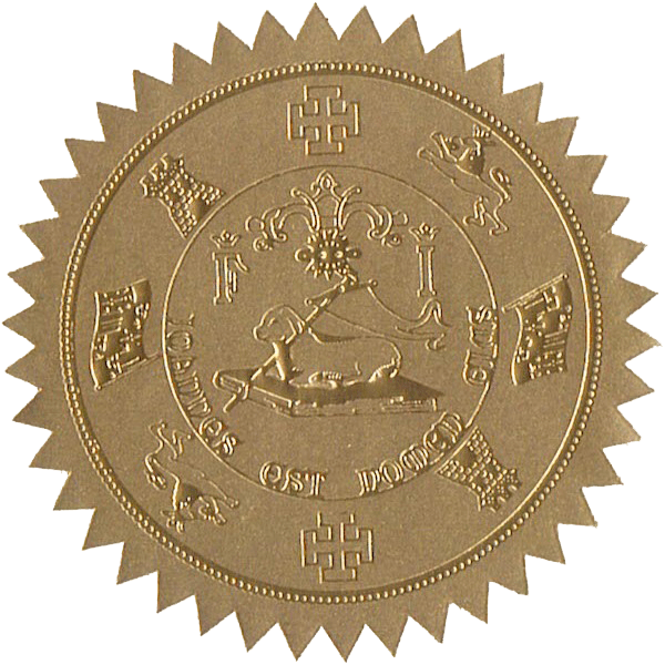 State Seals Metallic Gold - Hey Congrats!