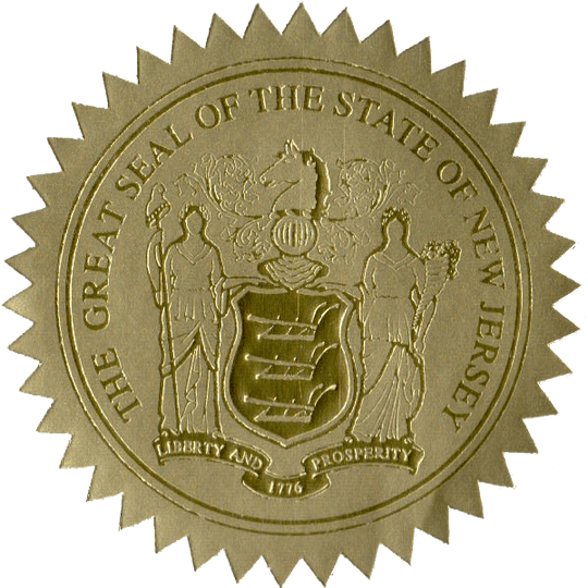State Seals Metallic Gold - Hey Congrats!