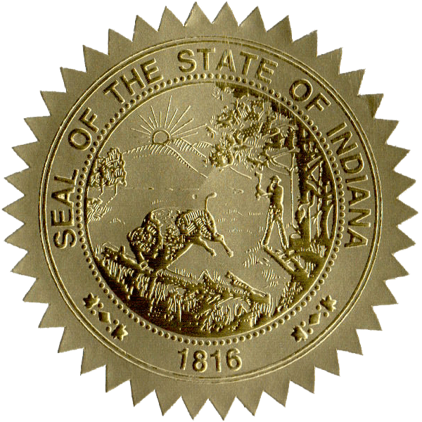 State Seals Metallic Gold - Hey Congrats!