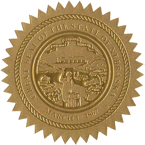 State Seals Metallic Gold - Hey Congrats!