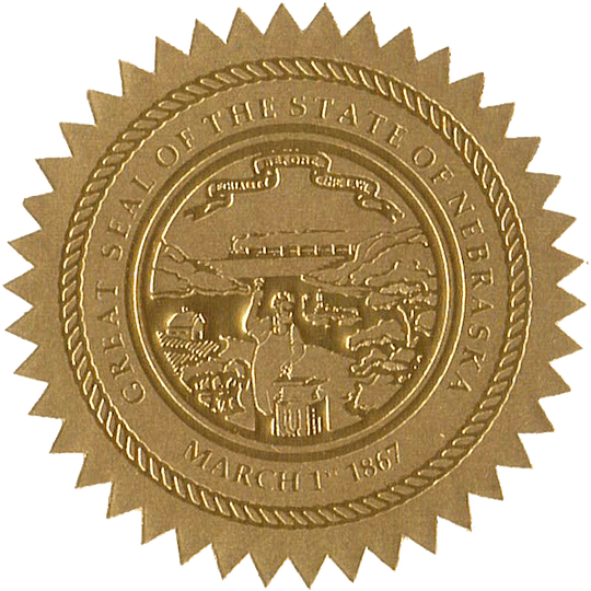 State Seals Metallic Gold - Hey Congrats!