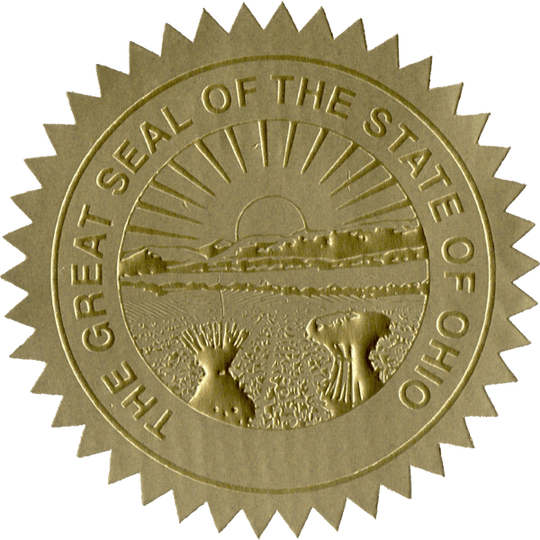 State Seals Metallic Gold - Hey Congrats!