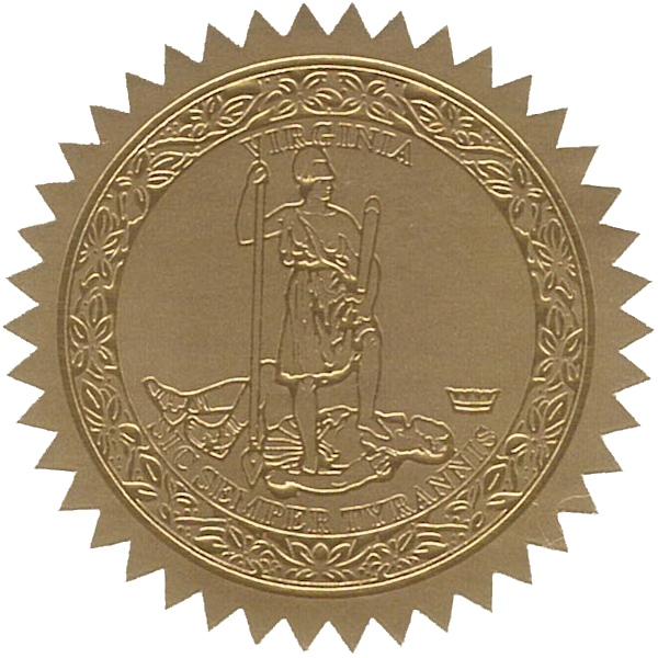 State Seals Metallic Gold - Hey Congrats!