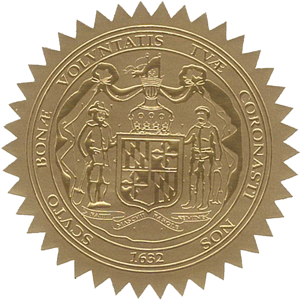 State Seals Metallic Gold - Hey Congrats!