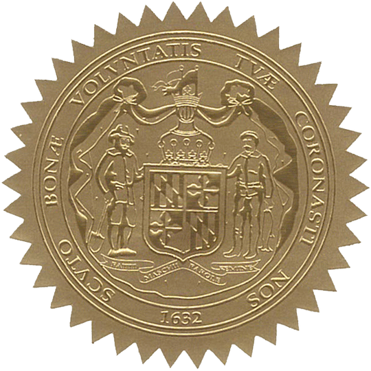 State Seals Metallic Gold - Hey Congrats!