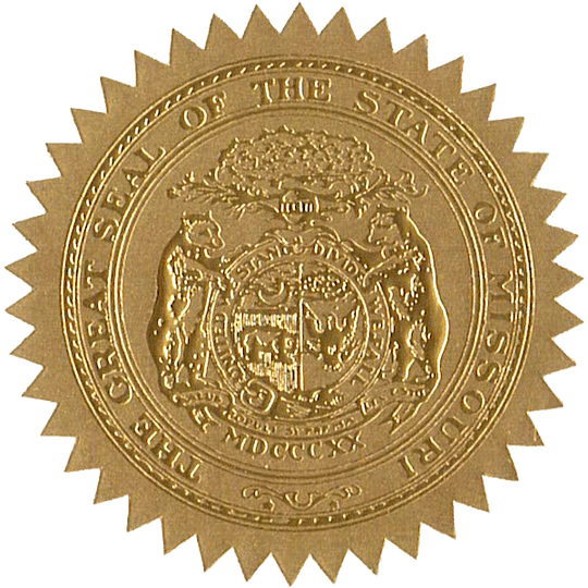 State Seals Metallic Gold - Hey Congrats!