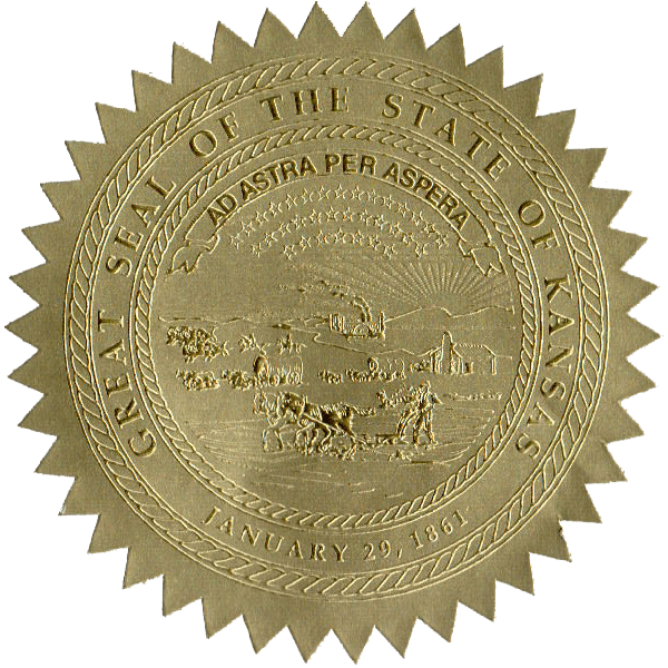 State Seals Metallic Gold - Hey Congrats!