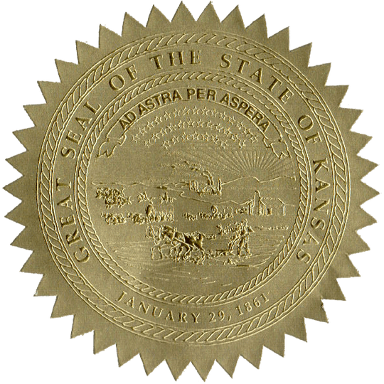 State Seals Metallic Gold - Hey Congrats!