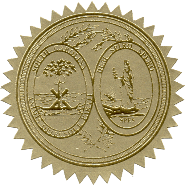 State Seals Metallic Gold - Hey Congrats!