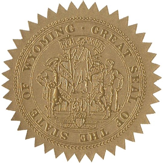 State Seals Metallic Gold - Hey Congrats!