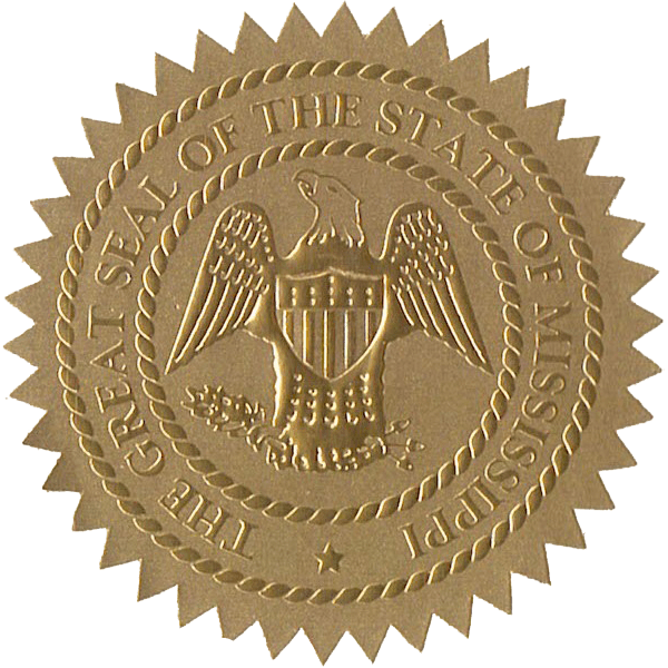 State Seals Metallic Gold - Hey Congrats!