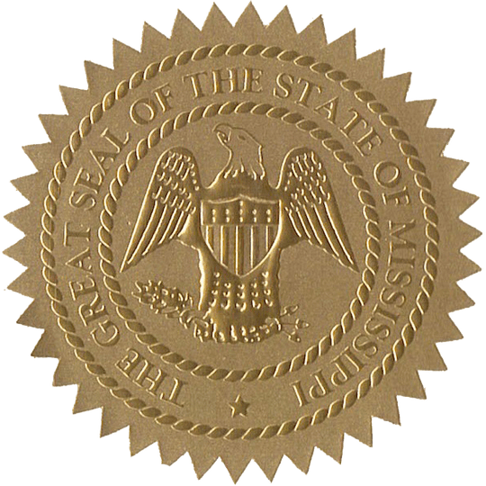 State Seals Metallic Gold - Hey Congrats!