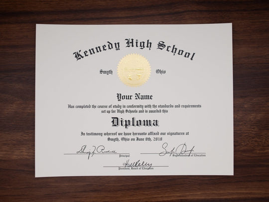Stock Design High School Diplomas - Hey Congrats!