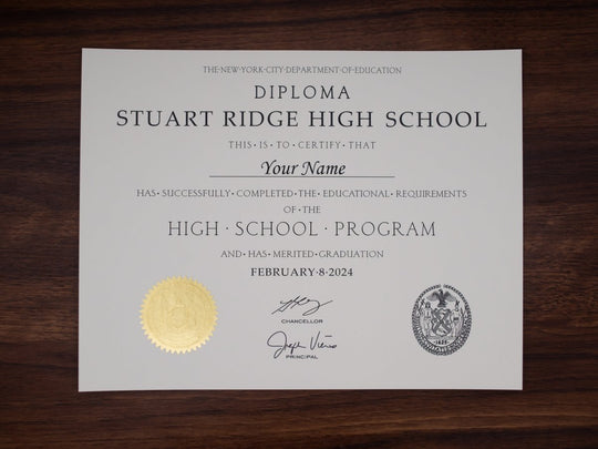 Stock Design High School Diplomas - Hey Congrats!