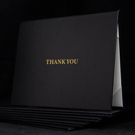 Custom engraved thank you cover by Hey Congrats! with elegant design, perfect for expressing gratitude in a stylish way.