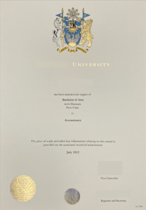Upgrade: My Diploma has metallic elements in multiple places - Hey Congrats!