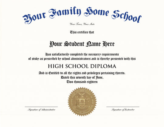 Homeschool Diplomas