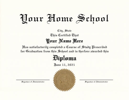 Homeschool Diplomas