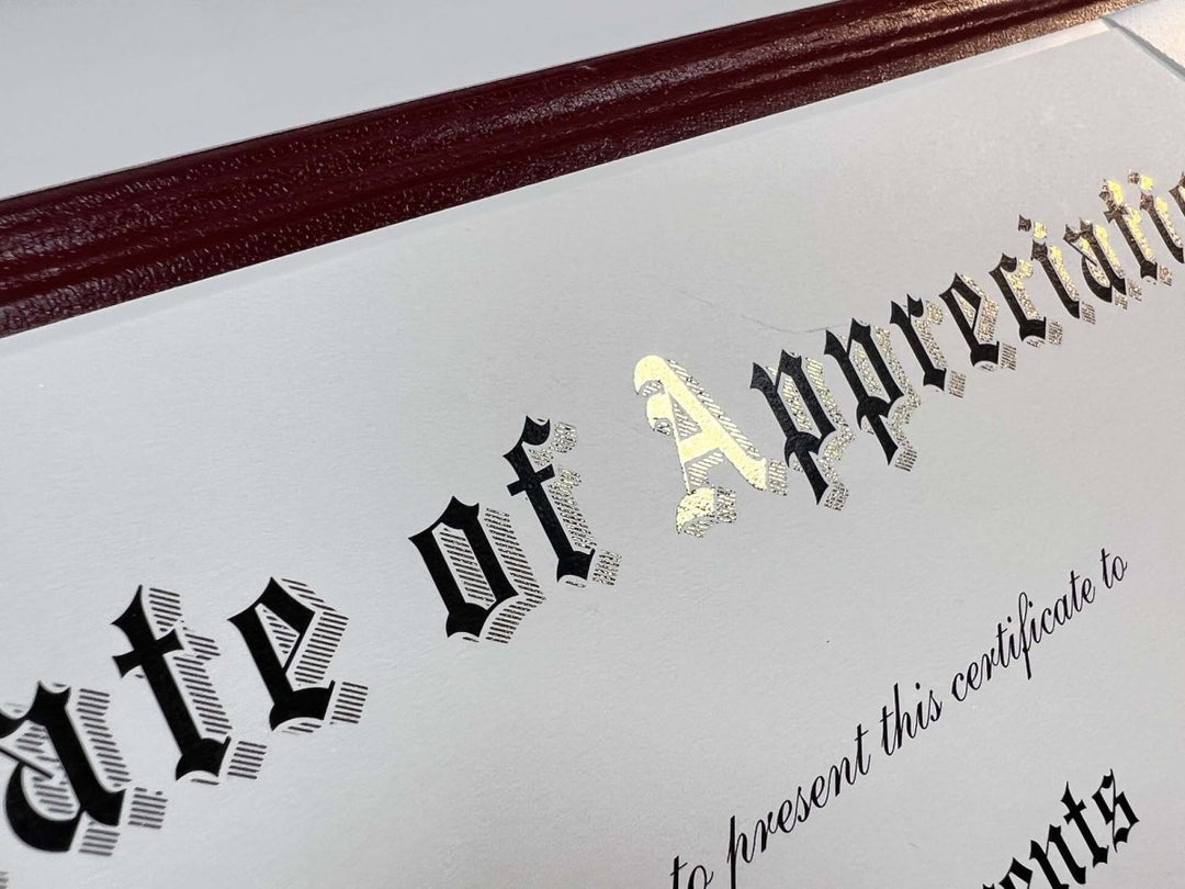 Certificate of Appreciation: Thanks For College - Hey Congrats!