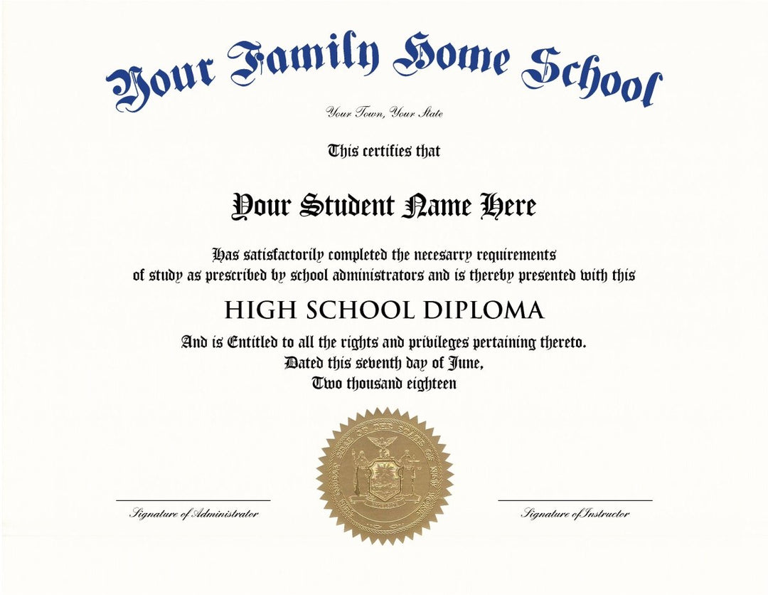 Homeschool Diplomas - Hey Congrats!
