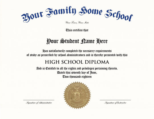 Homeschool Diplomas - Hey Congrats!