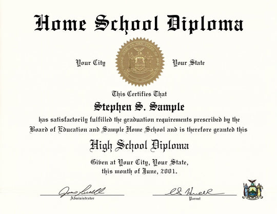 Homeschool Diplomas - Hey Congrats!