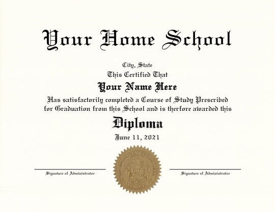 Homeschool Diplomas - Hey Congrats!