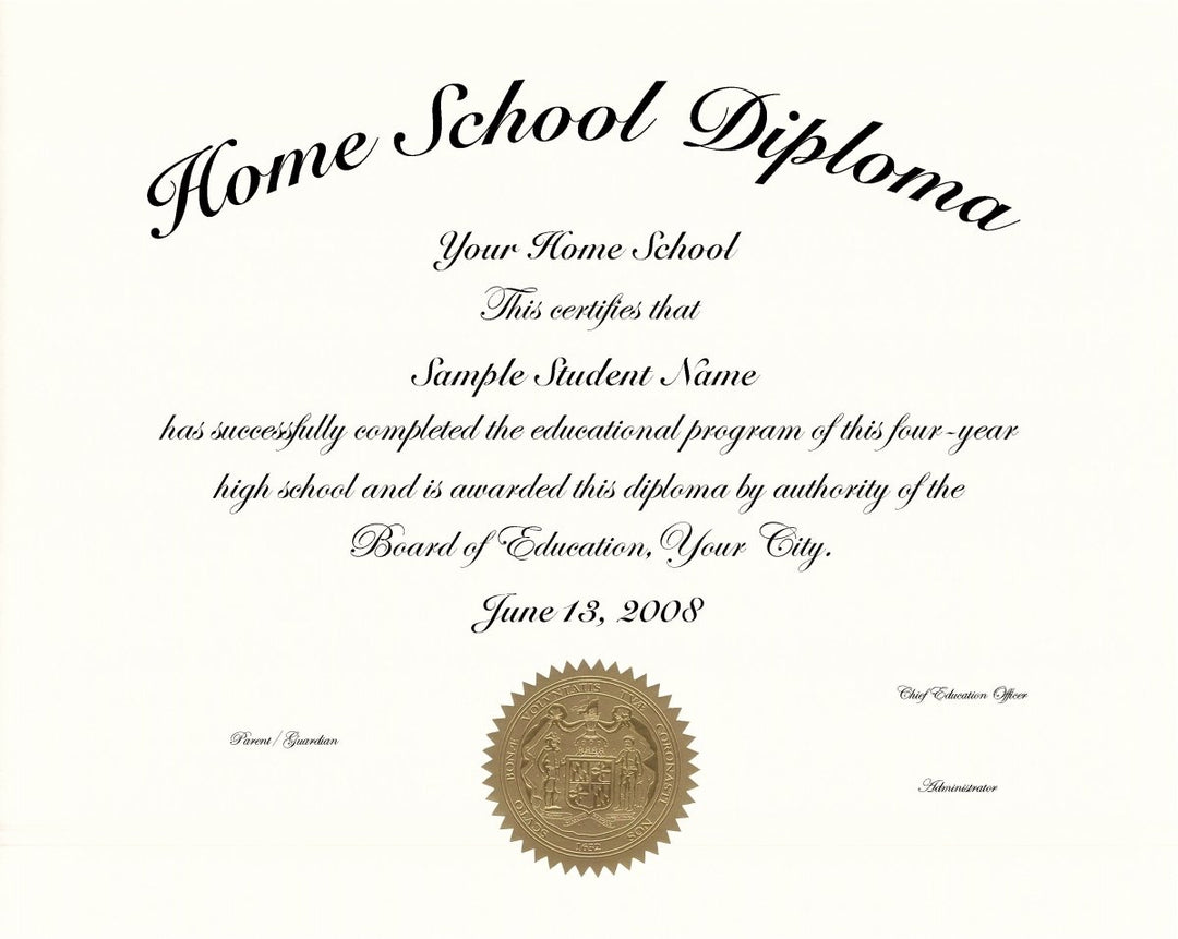 Homeschool Diplomas - Hey Congrats!