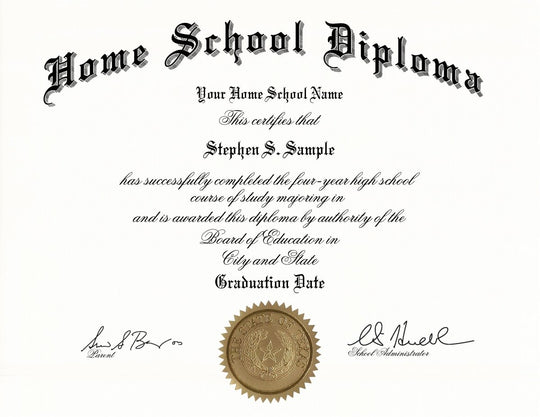 Homeschool Diplomas - Hey Congrats!